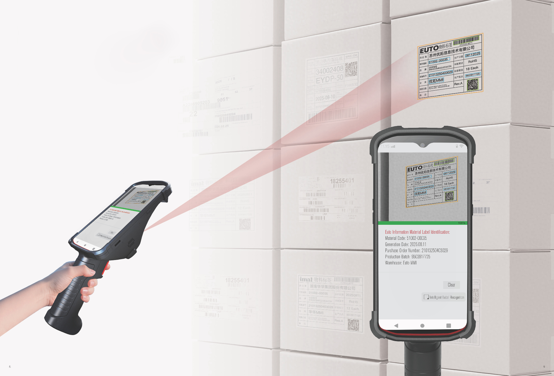 Smart label recognition demonstration